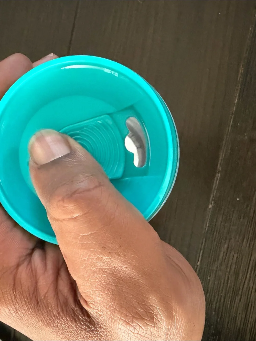 Kids Teal Sip & Smile Spill-Resistant Cup - Sunshine Design